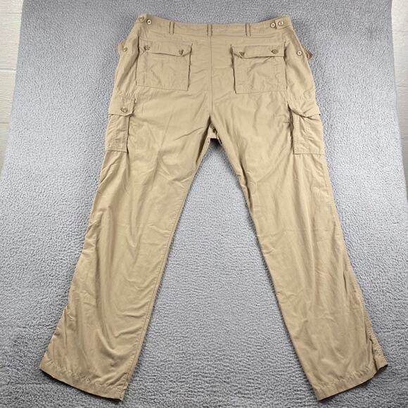 Clothing Arts Cargo Utility Pants Men's 40x34 Beige Pick Pocket Proof Work Chore - Picture 11 of 12